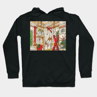 Torture chamber in a feudal lord's dungeon in the Middle Ages Hoodie